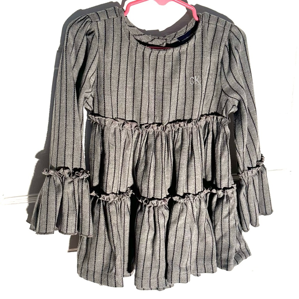 Calvin Klein ruffly fall or winter tunic 3T